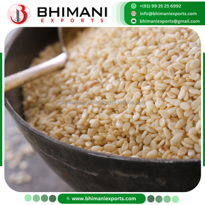 Graines de sésame décortiquées, blanches, naturelles, de qualité supérieure, riches en huile, sans OGM, fraîches, certifiées APEDA, en sacs PP de 25 kg, pour consommation humaine - Product Image 4