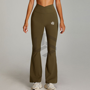 Women's Gym <b>Tights</b> with Scrunch Butt Fitness High Waist Yoga Pants Solid <b>Pattern</b> High-Legged Yoga Clothes with Pocket - Product Image 3