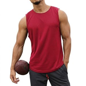 Débardeur Rouge Uni Sans Manches pour l'Été – Maillot de Corps Athlétique Respirant pour la Gym, le Fitness et l'Entraînement Musculaire – Haut Sportif - Product Image 1