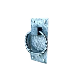Custom Matte Black <b>Gothic</b> <b>Ring</b> Door Handle Cast Iron Sunburst Backplate Front Door Knocker Heavy Duty Exterior Gate Pull - Product Image 2