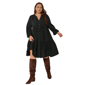 Vestido Midi Estampado para Mujer, Vestido Casual de Verano con Corte en A, Venta al por Mayor - Product Image 3