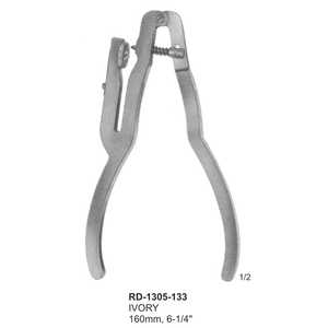 Pinza manual de acero inoxidable para dique de goma, equipo dental - Autoclavable, agarre ergonómico, acero inoxidable alemán premium - Product Image 1