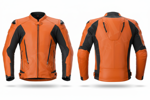 2026 New Latest Design Leather Motorcycle Jacket with Protective Armor Full Zip Closure and Mesh Panels for Bike Riders Jacket - Product Image 3