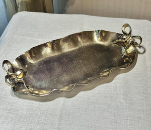 Plateau de service alimentaire en aluminium de forme optimale, finition argentée, idéal pour la maison et les hôtels – Offre spéciale - Product Image 2
