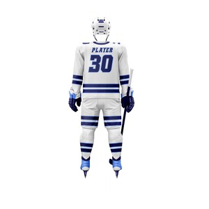 Uniformes de Hockey sobre Hielo Transpirables de Primera Calidad, 100% Poliéster, Conjuntos Personalizados con Nombre de Equipo, Fabricación en Fábrica, Venta al Por Mayor, OEM - Product Image 5