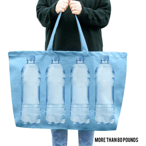 กระเป๋าผ้าแคนวาสแบบหนา ทนทาน ขนาดใหญ่ สำหรับใส่ของช้อปปิ้ง พร้อมหูหิ้วเสริมความแข็งแรง - Product Image 6