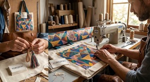 Sacs fourre-tout réutilisables en toile de coton personnalisables, pliables, à motifs de dessins animés, écologiques, avec poignée d'épaule, taille standard - Product Image 4