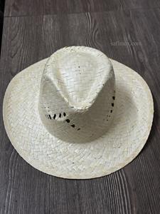 หมวกฟางธรรมชาติ หมวกใบปาล์ม หมวกปานามา มีรูระบายอากาศ หมวกฟางพร้อมริบบิ้นด้านใน ราคาถูก ขายส่งจำนวนมาก - Product Image 2