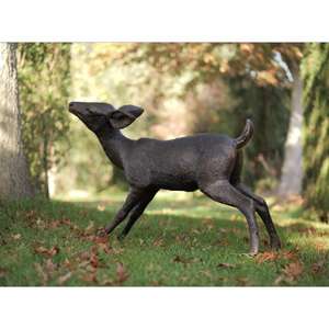 Decoración Navideña, Escultura de Ciervo Bebé de Bronce, Figura de Reno de Hierro Fundido Hecha a Mano, Decoración de Jardín - Product Image 4