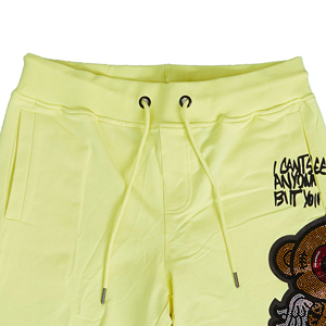 กางเกงขาสั้นจ็อกเกอร์ทรงโอเวอร์ไซส์สไตล์วินเทจผ้าแคนวาสลำลองเอวยางยืดสำหรับผู้ชาย - Product Image 2