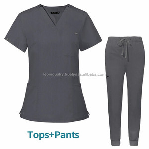 Conjuntos de uniformes de trabajo elegantes para enfermería de hospital al por mayor de nuevo diseño para mujer - Product Image 5