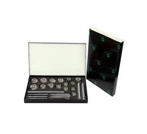 Jeu de fraises pour sièges de soupapes de moteur, en acier, qualité industrielle HCS HSS, kit d'outils automobiles - Product Image 1