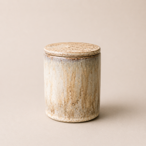 Grand récipient de rangement d'inspiration extérieure, finition mouchetée, couvercle hermétique, protection contre l'humidité, organisateur de cuisine durable - Product Image 1