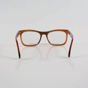 Monturas de Gafas Retro de Dos Tonos Hechas a Mano con Cuerno de Búfalo Natural Genuino - Hombre - Mujer - 100% Cuerno de Toro Genuino - Product Image 5