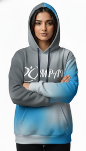 เสื้อฮู้ดดี้โอเวอร์ไซส์พรีเมียมแบบยูนิเซ็กซ์ พร้อมลายพิมพ์ซับลิเมชั่นสุดเทรนดี้ ออกแบบมาเพื่อแบรนด์แฟชั่นลำลองสไตล์คนเมือง - Product Image 2