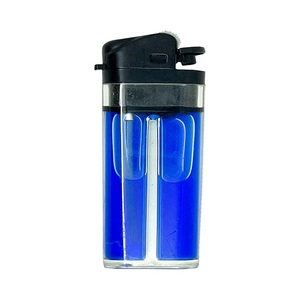 Briquet à souder en plastique transparent, petit format, torche à gaz gonflable, style simple, emballé en boîte - Product Image 4