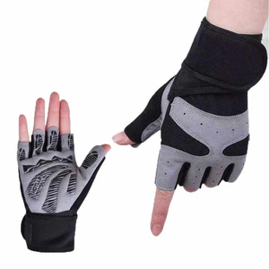 Gants de sport pour hommes et femmes, demi-doigts, antidérapants, respirants, sans doigts - Product Image 1
