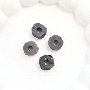 12mm Black Onyx Raw Rough Gemstone <b>Bead</b> <b>Large</b> Hole 4mm Drilled Natural Stone Nugget DIY Jewelry Making Craft Wholesale Supply - Product Image 5