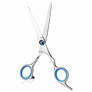 Tijeras profesionales para el cabello, de acero inoxidable, con cuchillas afiladas, mango largo, para diestros, tijeras para cortar el cabello, herramienta para estilistas de salón. - Product Image 4
