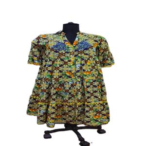Haute qualité Floral travail à la main kurti conception femmes robe pour la fête porte décontracté - Product Image 1