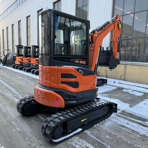 Excavadora Amarilla Usada de Alto Rendimiento de 3 Toneladas con Brazo Hidráulico de Alcance Extendido y Orugas de Acero para Excavación Industrial - Product Image 2