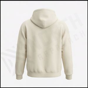 Sweat-shirt à capuche personnalisé brodé pour homme, en coton uni, écologique, coupe oversize, fourni directement par l'usine, personnalisable - Product Image 2