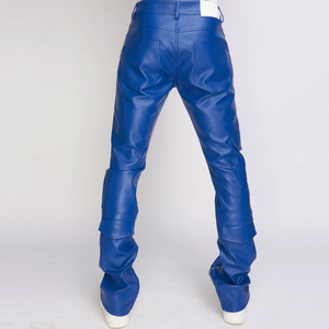 <b>mens</b> <b>leather</b> <b>trousers</b> custom branding supplier <b>men</b> <b>leather</b> pants custom design manufacturer <b>mens</b> <b>leather</b> <b>trousers</b> - Product Image 5