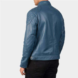 Premium Leather <b>Jacket</b> for Men Custom Genuine PU Leather <b>Biker</b> <b>Jacket</b> Winter Fashion Casual Motorcycle Wholesale OEM - Product Image 5