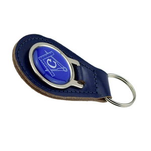 Llavero Masónico con Símbolo de Compás Cuadrado, Accesorio para Hombre, Regalo para Logia, Diseño Elegante, para Llevar Diariamente - Product Image 4