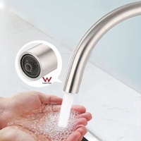 Robinet de cuisine filtrant en acier inoxydable brossé sur mesure WaterMark, sans plomb, 3 voies, en acier inoxydable 304