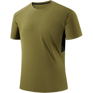 Custom Men's Plain Crew Neck T Shirt EW-MT-1336 <b>Short</b> <b>Sleeve</b> Crew Neck Breathable Quick Dry Activewear T Shirt - Product Image 4