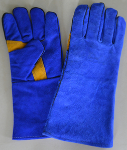 Gants de soudage isolants robustes pour le soudage à l'arc et la métallurgie, gants de sécurité résistants à la chaleur avec protection thermique - Product Image 6