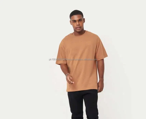 Camiseta Extra Grande de Alta Calidad para Hombre, Estampado Personalizado, Talla Grande, Tejido de Algodón Grueso de 250 g/m², Hombros Caídos - Product Image 1