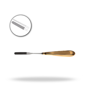 เครื่องมือผ่าตัดหู คอตเทิล แรสป์ ทังสเตนคาร์ไบด์ ปลายคาร์ไบด์ ขนาด 20.5 ซม. สำหรับศัลยกรรมตกแต่งจมูก ขูดกระดูก - Product Image 1