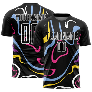Custom Football Jersey <b>Soccer</b> Team Uniform Sublimation Print Breathable Sports Shirt Quick Dry Breathable Polyester Kit - Product Image 2