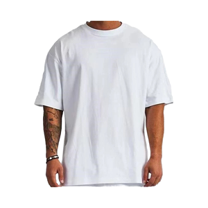 Camiseta Lisa de Alta Calidad para Hombre, Prenda Informal Esencial para el Verano, Algodón Suave al Tacto, Camiseta al por Mayor para Bordar - Product Image 2