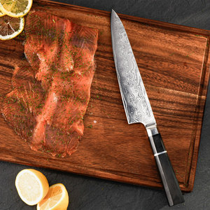 Couteau de chef en acier Damas fait main pour la cuisine, couteau de cuisson professionnel avec lame durable et poignée confortable - Product Image 4