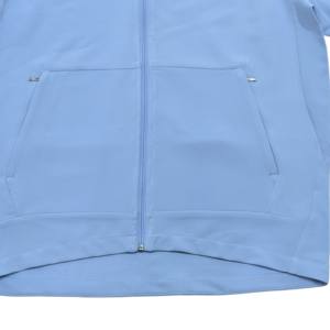 Veste de sport à capuche zippée personnalisée avec logo pour homme, col montant, idéale pour la course, le golf, le cyclisme, coupe-vent - Product Image 4