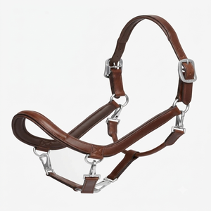 Harnais de cheval en cuir anglais durable avec nezier rembourré doux, quincaillerie en alliage, personnalisable OEM ODM pour concours et usage polyvalent - Product Image 5