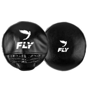 Nuevos Guantes de Entrenamiento Black Fly Focus Mitt Profesionales con Logotipo Personalizado, de Cuero Genuino para MMA, Muay Thai, Kickboxing y Boxeo - Product Image 1