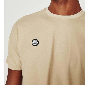 T-shirt à coupe classique avec impression personnalisée, faible MOQ, 100 % coton peigné, fabricant de vêtements vierges - Product Image 6