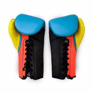 Gants de kick-boxing professionnels en cuir PU de haute qualité, 100 % cuir PU avec logo personnalisé - Product Image 1