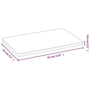 Assiettes de petit-déjeuner en bambou, 6 pièces, 13,8"x9,1"x0,3", vaisselle et décorations de fête - Product Image 6