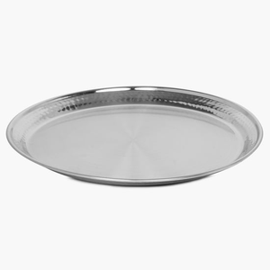 Plateau de service en aluminium de 14 pouces, qualité alimentaire, plateau de service commercial en aluminium pour pizza, plateau de service en aluminium de 35 cm - Product Image 1