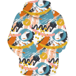 Sweat-shirt à capuche surdimensionné vintage personnalisé de haute qualité en tissu éponge épais avec broderie pour homme - Product Image 6