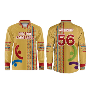 Jersey de Paintball Sublimado de Primera Calidad, Totalmente Personalizado, Ligero, Duradero, 100% Poliéster, Servicio OEM - Product Image 2