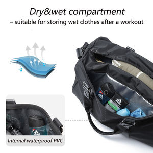 Large Overnight Duffel <b>Bag</b> Customized Logo Fitness Outdoor Sports <b>Weekender</b> Wet <b>Shoe</b> <b>Compartment</b> Durable <b>Bag</b> for Gym - Product Image 4