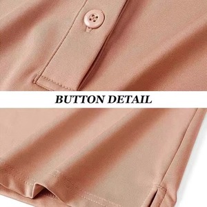 Polo à manches courtes pour femme OEM, personnalisable avec logo, chemises de golf vierges pour femmes, vente en gros, fournisseur de t-shirts respirants à col pour femmes - Product Image 4