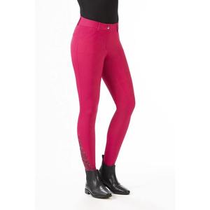 Pantalones de Montar de Cintura Alta para Mujer, Largos, de Punto, Spandex y Nailon, con Bolsillos, Transpirables, Color Sólido, Cierre de Botón, 240g 2026 - Product Image 6