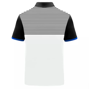 Chemises de golf en maille unie à séchage rapide, personnalisables avec logo, de haute qualité, en polyester, à manches courtes pour hommes, vente en gros - Product Image 2